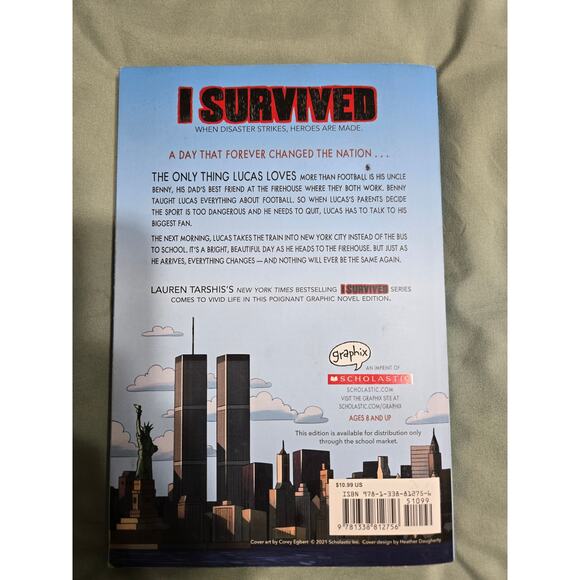 The graphic novel I Survived The Attacks of September 11, 2001 paperback book - Picture 2 of 6